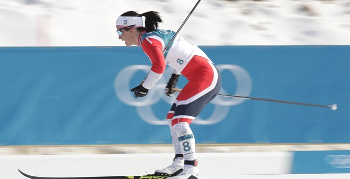 Bjoergen in full flight