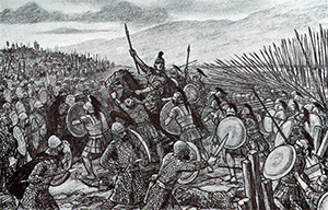 Alexander the Great invading Persia