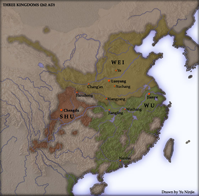 Three Kingdoms map