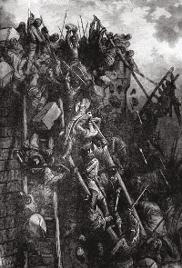 Defending a walled city