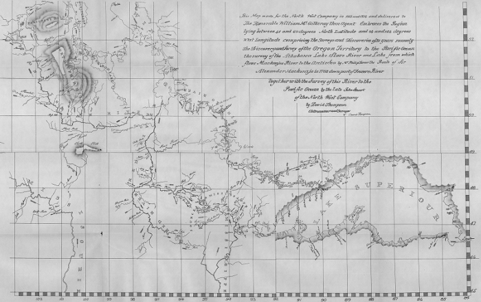 David Thompson map