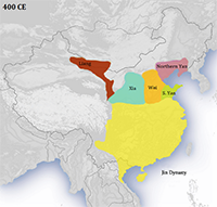 Jin Dynasty map