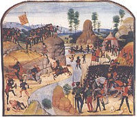 Edward III invading Scotland