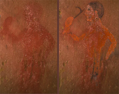 Etruscan painting Tomb of the Monkey