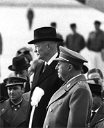 Francisco Franco and Dwight D. Eisenhower