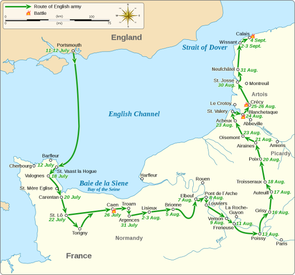 English chevauchee 1346