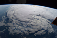 Hurricane Harvey from space