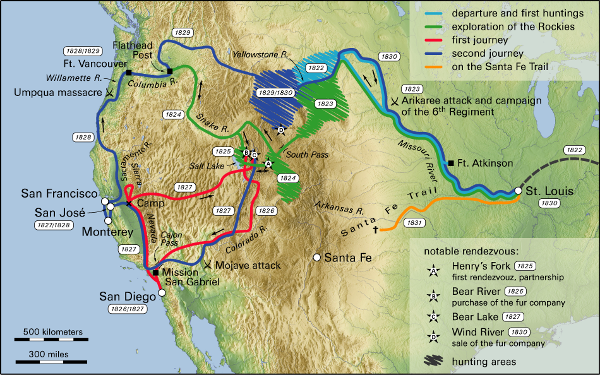 Journeys of Jedediah Smith