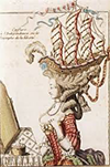 Marie Antoinette ship in hair