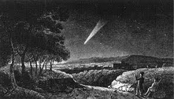 New Madrid quake and comet