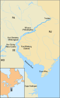New Sweden forts