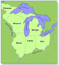 Northwest Territory map