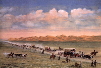 Settlers going west