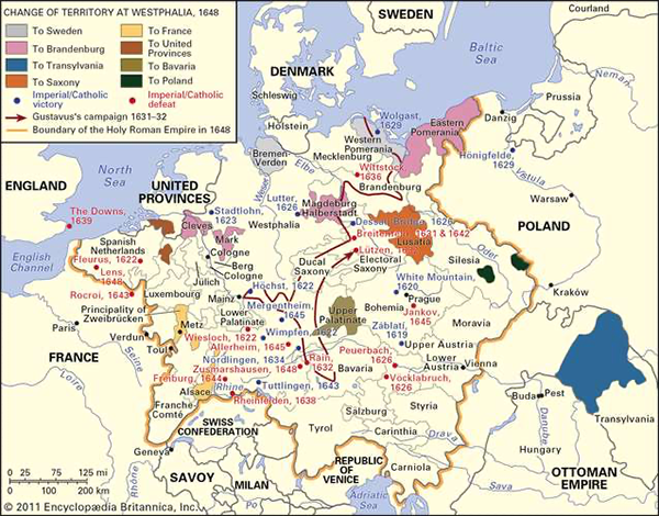 Peace of Westphalia map