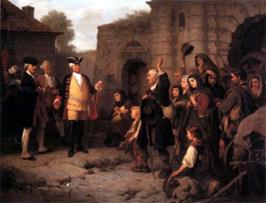 Salzburg Protestants arrive in Prussia