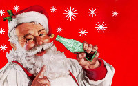 Santa and Coke
